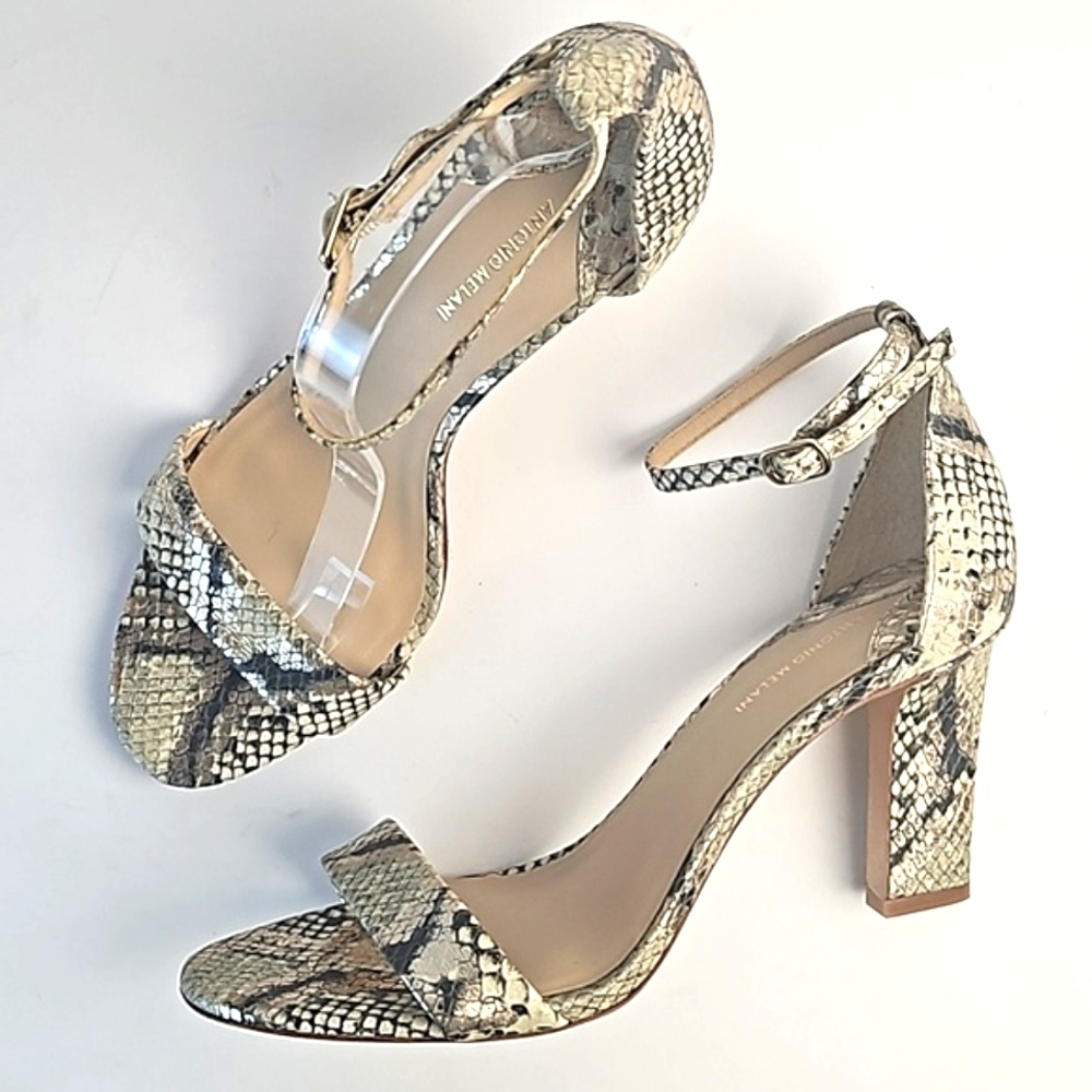 ANTONIO MELANI Snakeskin Heels - Picture 10 of 16
